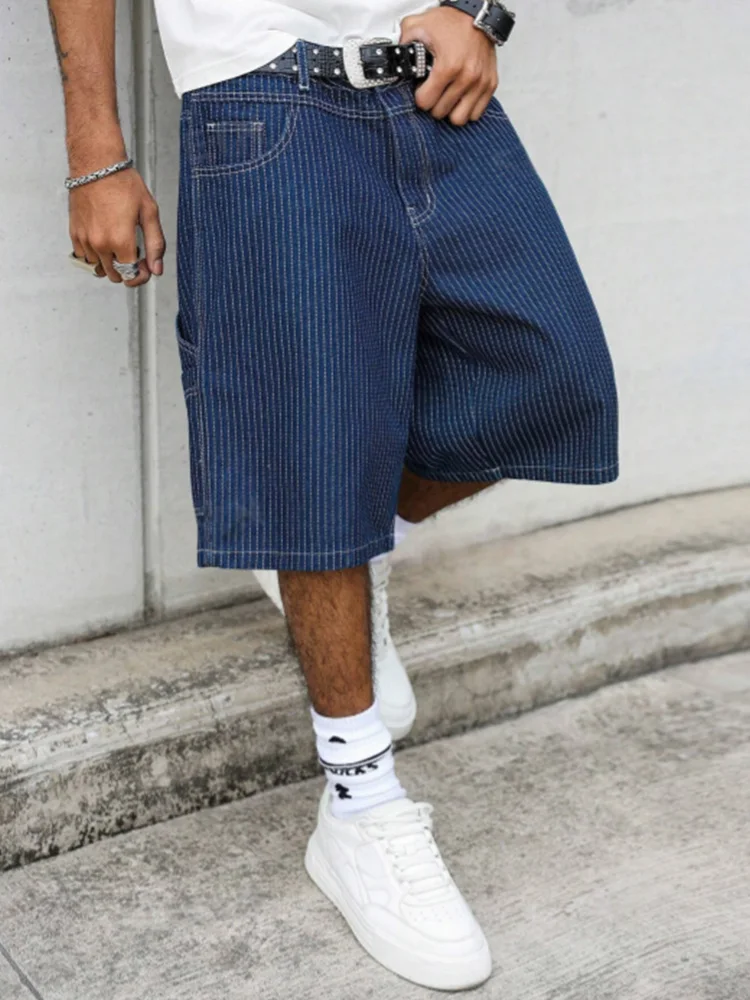 Vintage Hickory Stripe Baggy D - Street Fashion Baggy 리뷰 및 가격