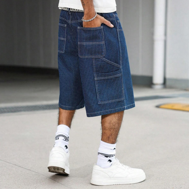 Vintage Hickory Stripe Baggy D - Street Fashion Baggy 리뷰 및 가격