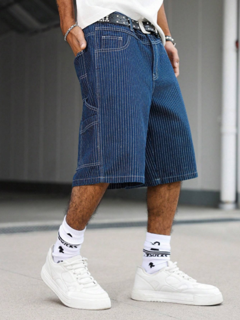 Vintage Hickory Stripe Baggy D - Street Fashion Baggy 리뷰 및 가격