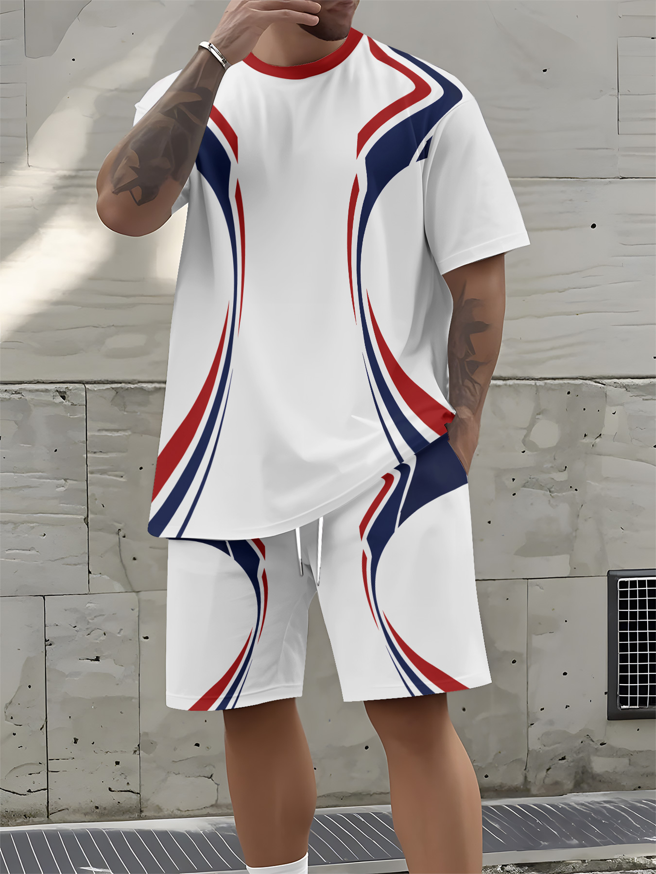 2026 Summer New Men's Short-Sl - Street Fashion Designers 리뷰 및 가격