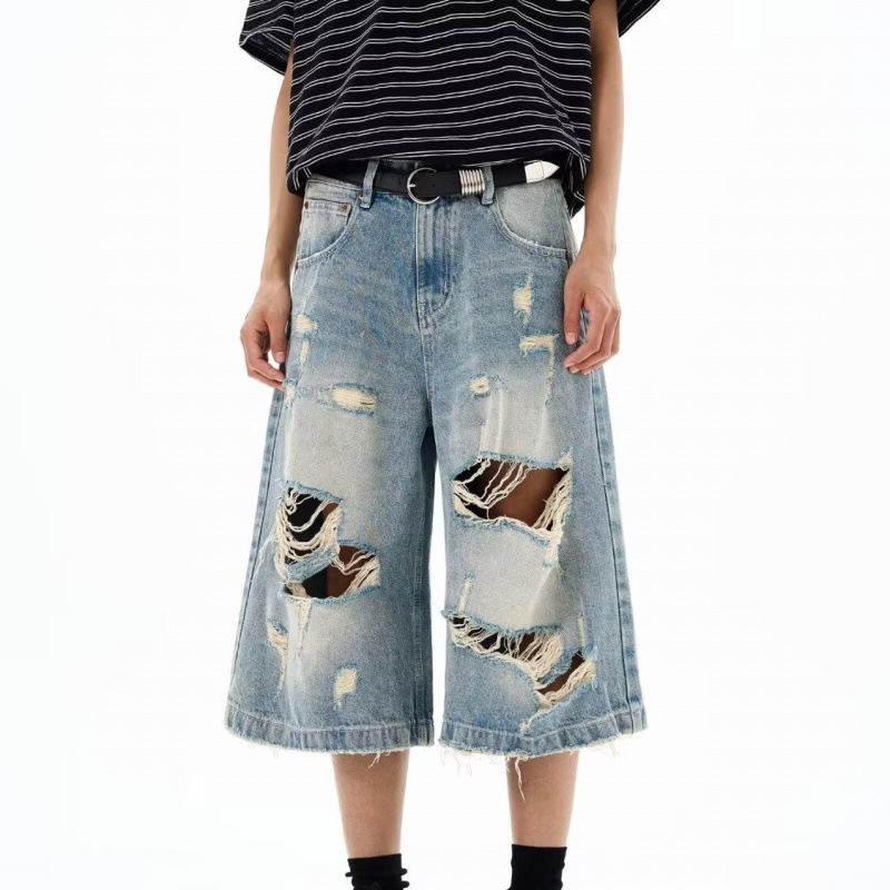 New Men Vintage Ripped Baggy S - Street Fashion Baggy 리뷰 및 가격