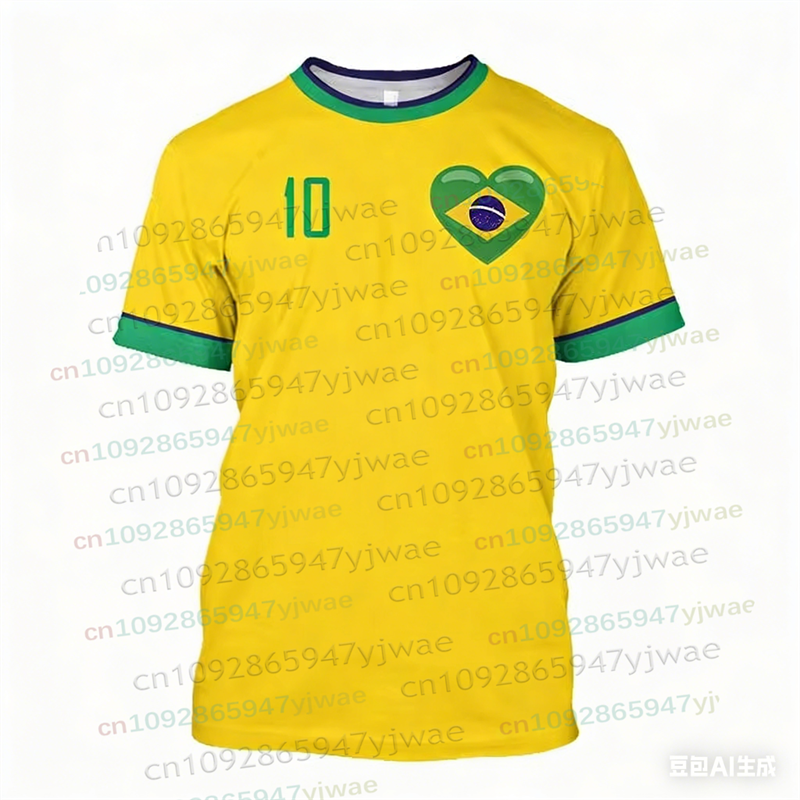 Brazil Flag Map 3D Print TShir - Street Fashion Brazil 리뷰 및 가격