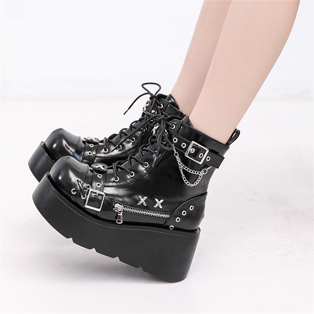 Brand New Ladies Goth Platform - Street Fashion Girls 리뷰 및 가격