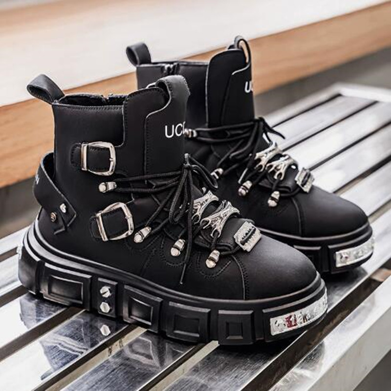 Fashion Rivet Black High top S - Street Fashion Luxury 리뷰 및 가격