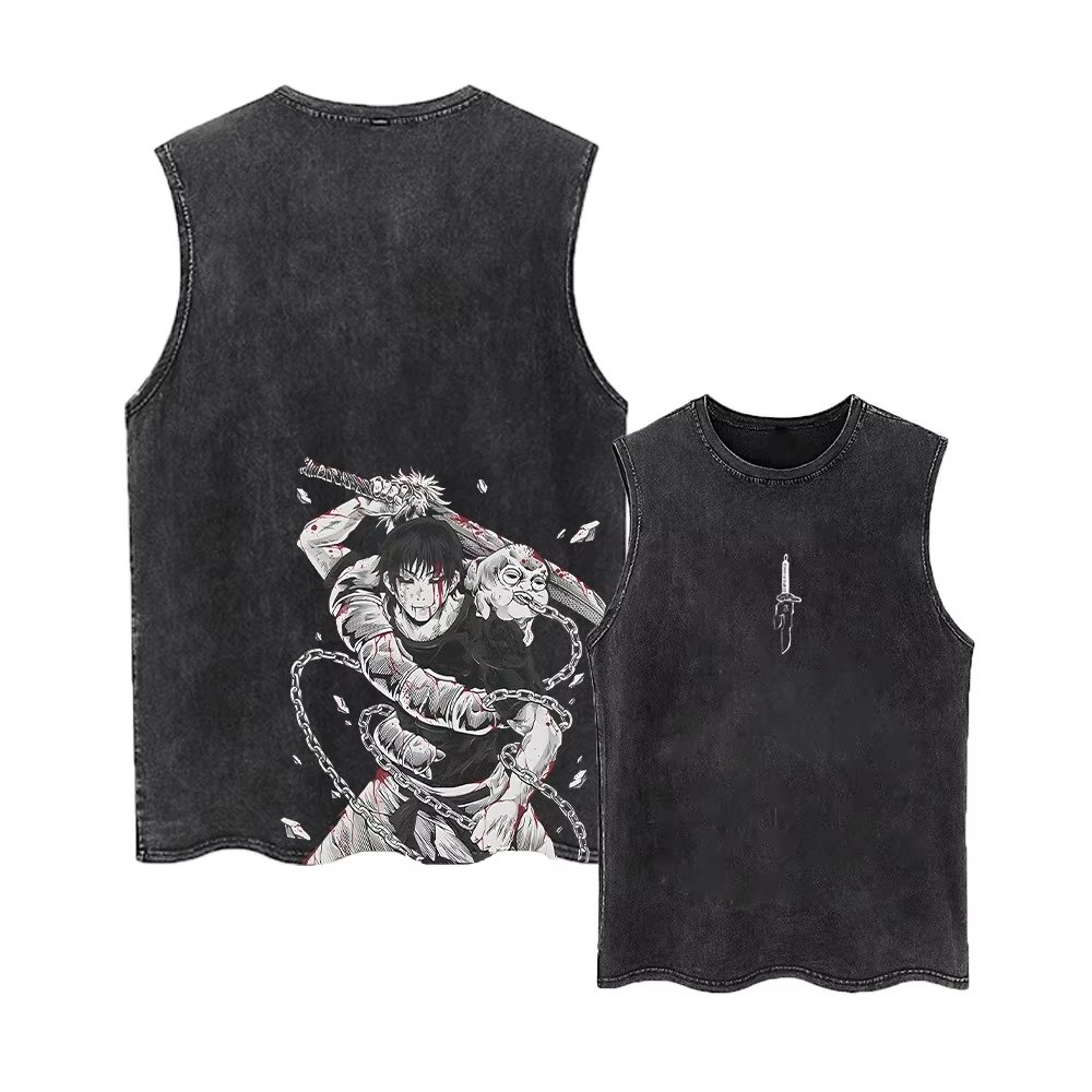 2026 Jujutsu Kaisen Summer Gym - Street Fashion Vest 리뷰 및 가격