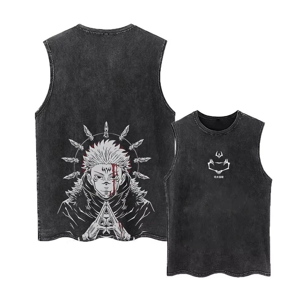 2026 Jujutsu Kaisen Summer Gym - Street Fashion Vest 리뷰 및 가격